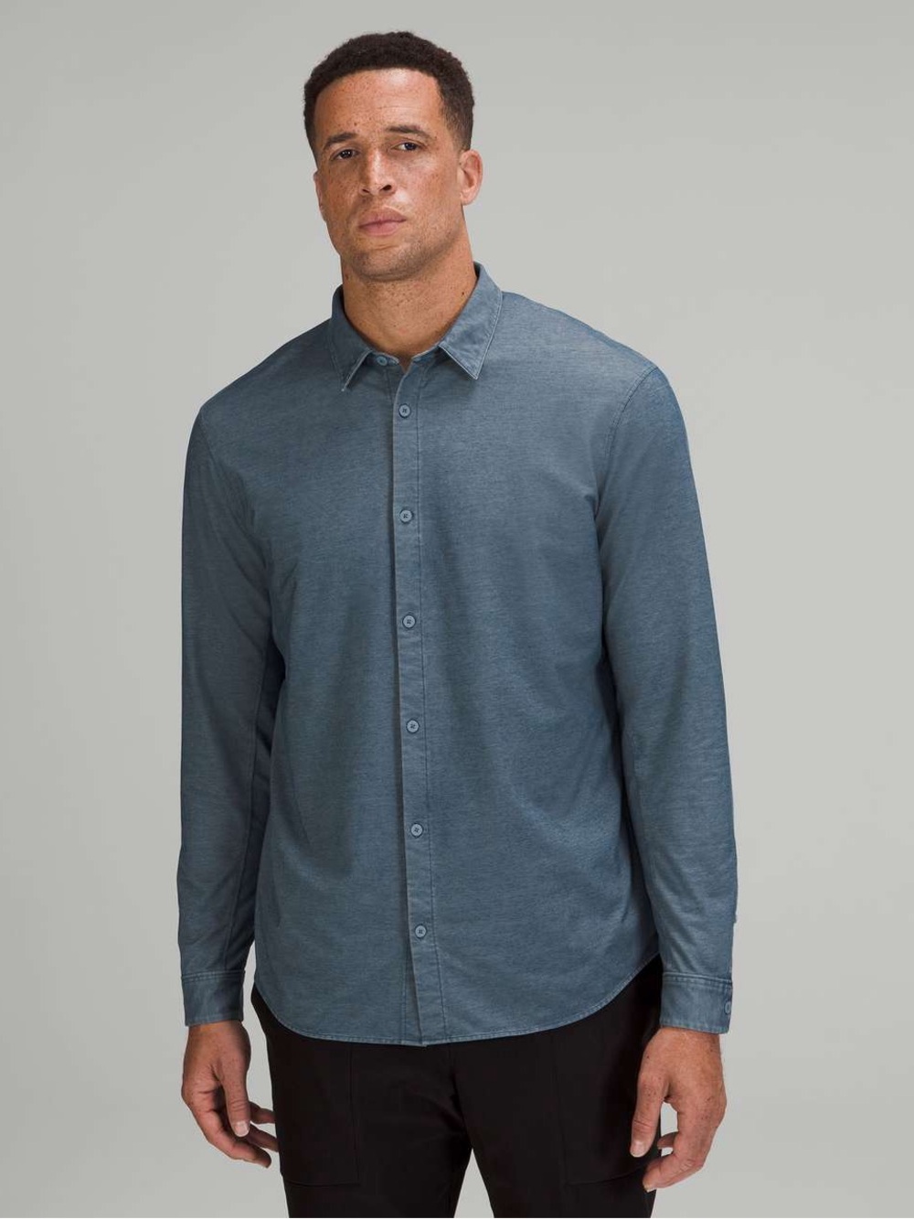 Men's Long-Sleeve Button-Down Shirt - Slate Blue lululemon